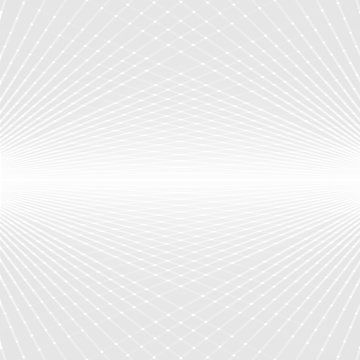 Abstract white and grey perspective futuristic background