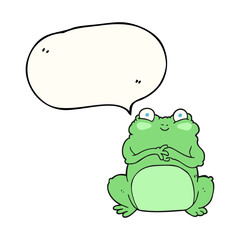 speech bubble cartoon funny frog