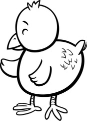 chick cartoon coloring book