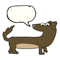 speech bubble cartoon dog