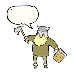 speech bubble cartoon drunk viking