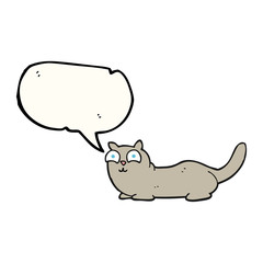 speech bubble cartoon cat