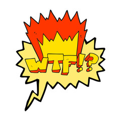 speech bubble cartoon WTF symbol