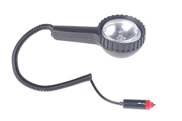 flashlight isolated on white