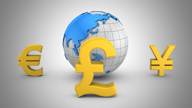 World Currencies Rotate Around the Earth
