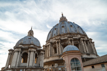 Fototapeta na wymiar Saint Pietro Basilica Dome