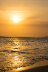 Fototapeta premium sunset over sea