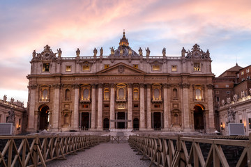 Naklejka premium San Pietro Basilica View