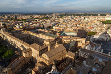 Obraz premium Vatican City Top View