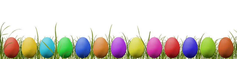 Ostern Ostereier Rahmen Dekoration