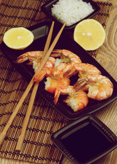 Asian Style Roasted Shrimps