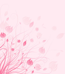 Floral background - illustration design