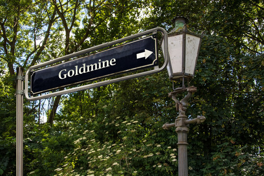 Schild 53 - Goldmine