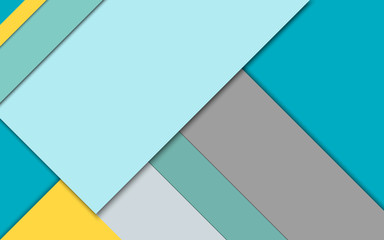 Abstract background with different levels surfaces, material design
