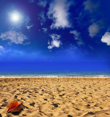 Obraz premium golden beach