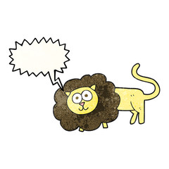 speech bubble textured cartoon animals