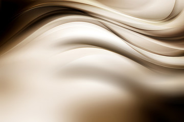 Obraz premium Abstract Brown Waves Background
