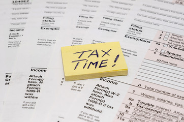 text of tax time on 1010 тах form