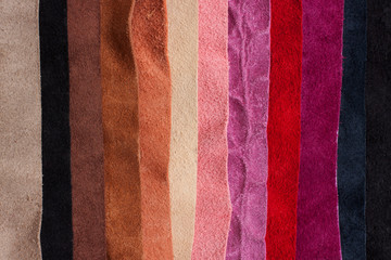 Colored Leather Fabrics