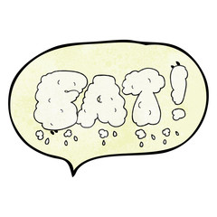 speech bubble textured cartoon fat symbol