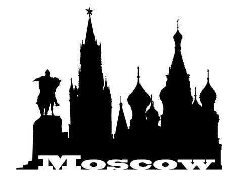 Москва -силуэт-3