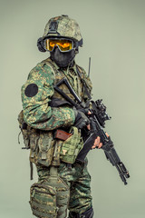 Fototapeta premium Special force soldier