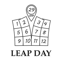 Leap day illustration