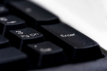 Obraz premium enter button on keyboad