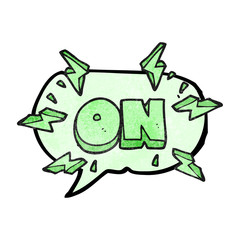 texture speech bubble cartoon on symbol