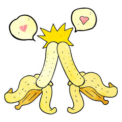 texture speech bubble cartoon embarrassing magic banana touch