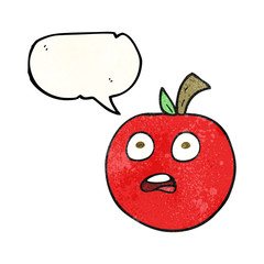 texture speech bubble cartoon tomato