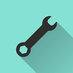 Wrench - vector icon.