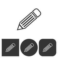 Pencil - vector icon.