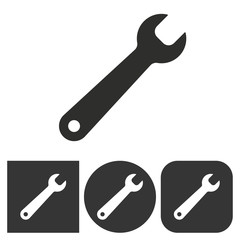 Wrench - vector icon.