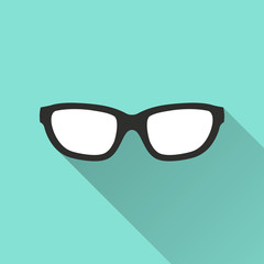 Glasses - vector icon.
