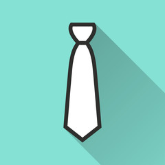 Necktie - vector icon.