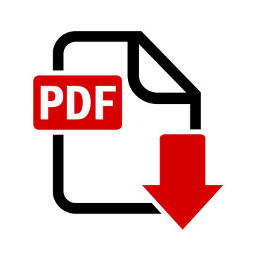 Pdf file download icon