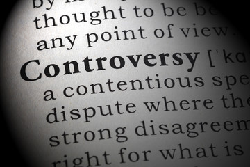 Obraz premium definition of controversy