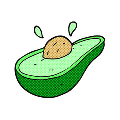 cartoon avocado