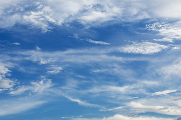 cloud on blue sky background