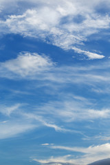 Obraz premium cloud on blue sky background