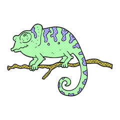 cartoon chameleon