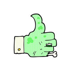 cartoon zombie hand