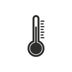 Thermometer - vector icon.
