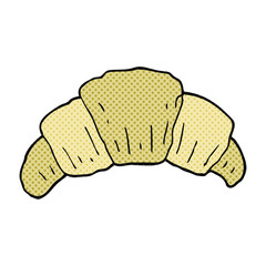 cartoon croissant