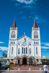 Fototapeta na wymiar Baguio cathedral