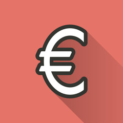 Euro - vector icon.