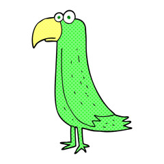 cartoon parrot
