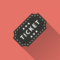Ticket - vector icon.