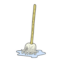 cartoon mop